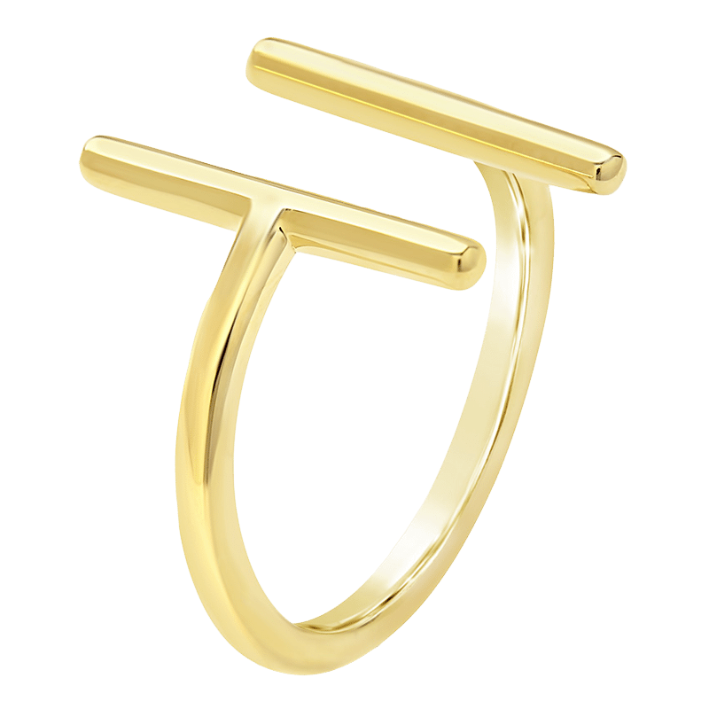 Sterling Silver Parallel Bar Ring