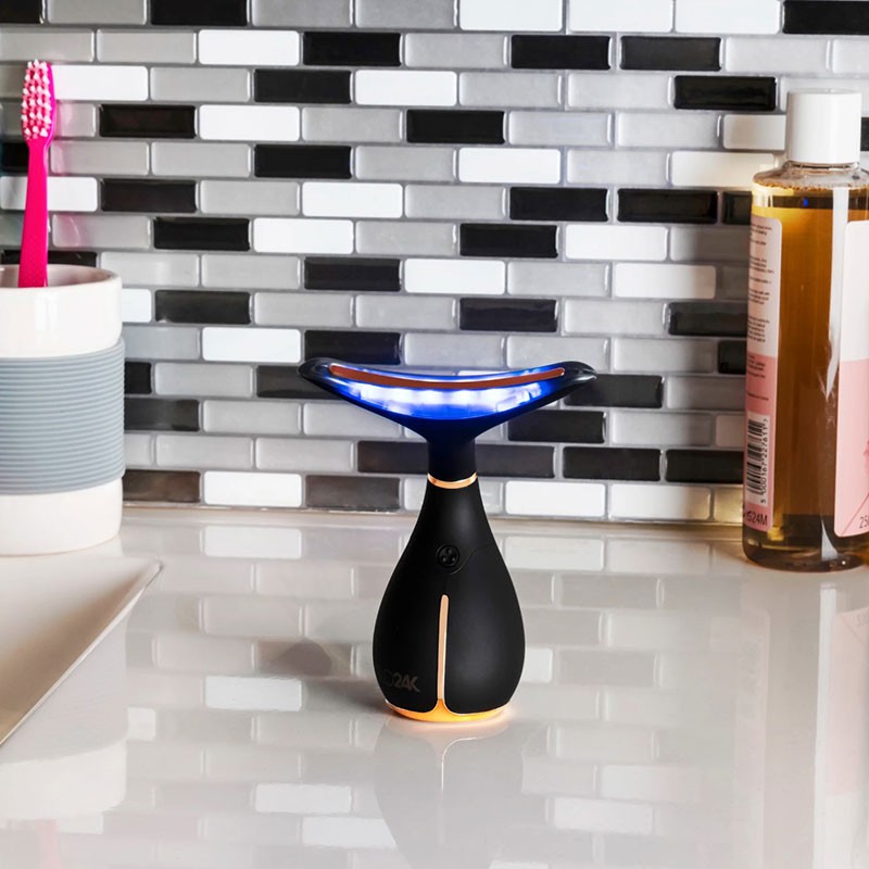 Skin Rejuvenation Beauty Device for Face and Neck & On-The-Go Travel Set