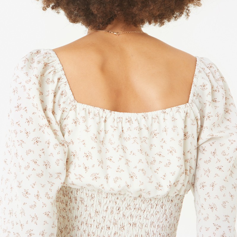 Smocked Penelope Blouse - 1X