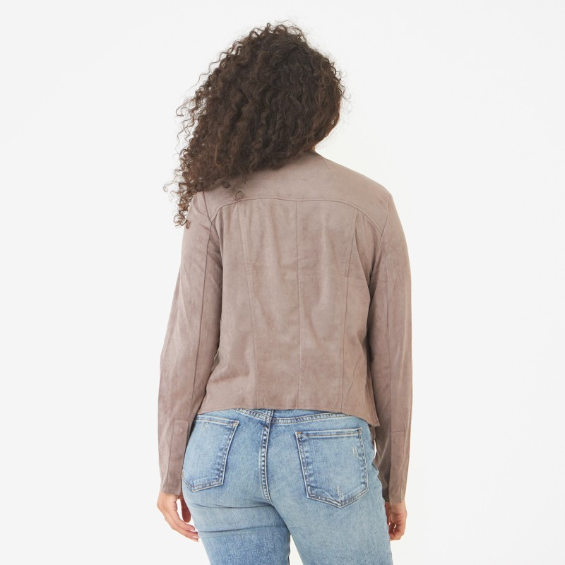 Tayanita Faux Suede Jacket - XS