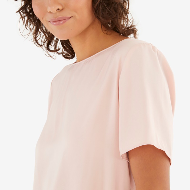 Washable Satin Pajama Set - L