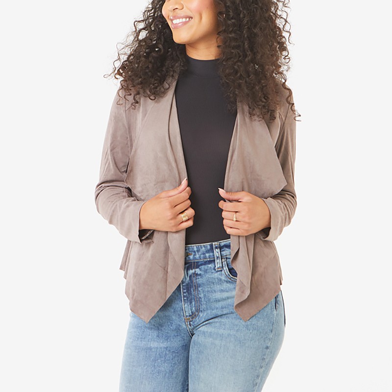 Tayanita Faux Suede Jacket - XS