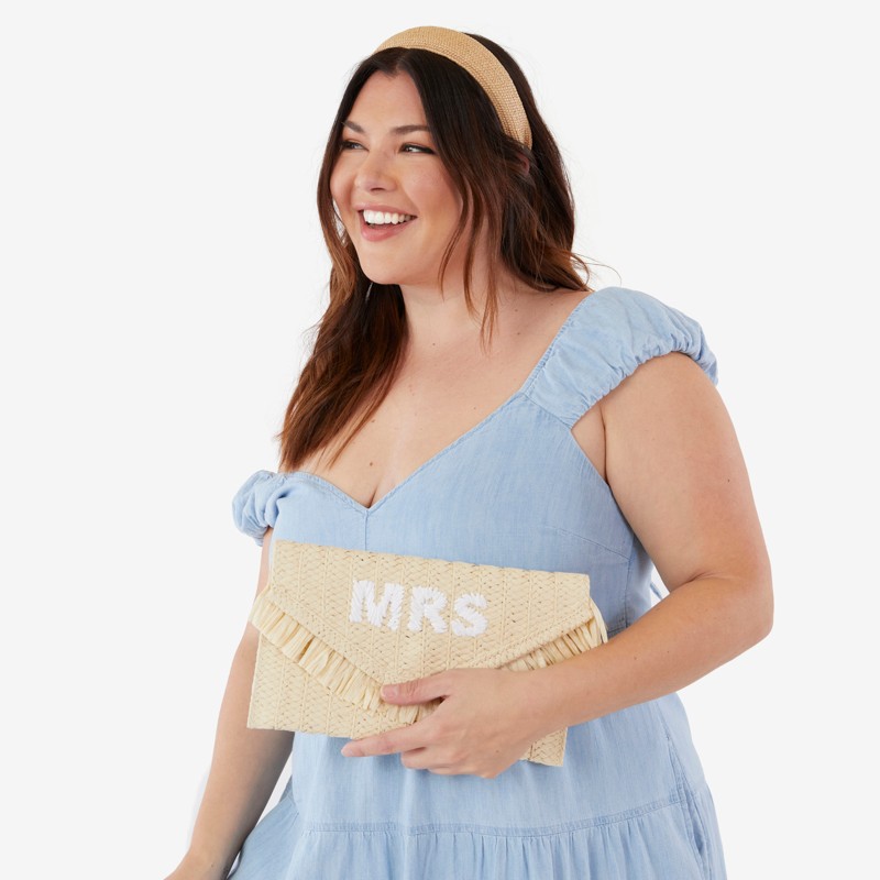 Mrs Straw Clutch