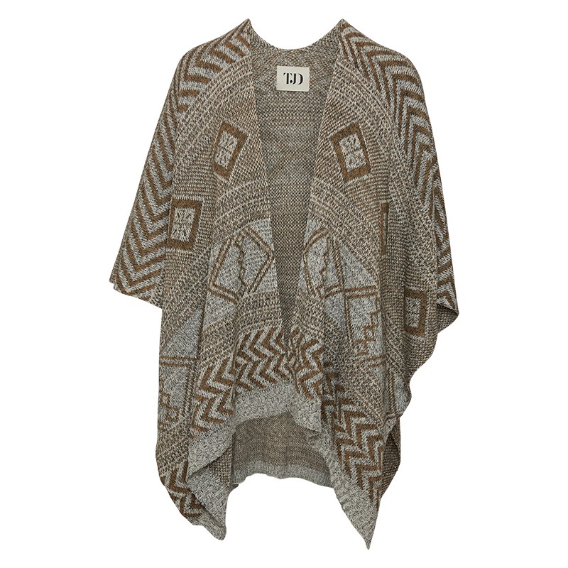 Plus Knit Poncho