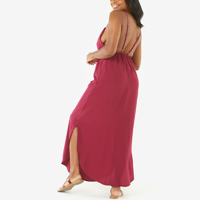 Sloane Backless Maxi Dress - S
