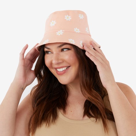 【NIEEH】Daisy Bucket Hat 2Colors 228c2f0e26bf65abcae274f11addd1