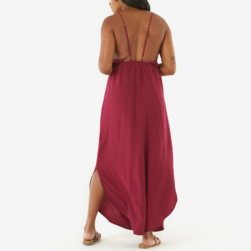 Sloane Backless Maxi Dress - S
