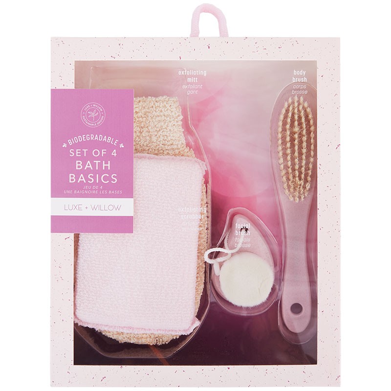 Biodegradable 4 Piece Bath Basics Set