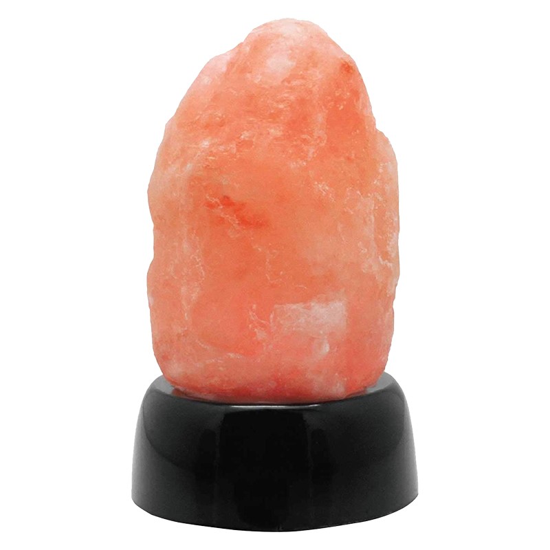 Crystal Salt Lamp With Multi Colored Night Light (2 Pack)
