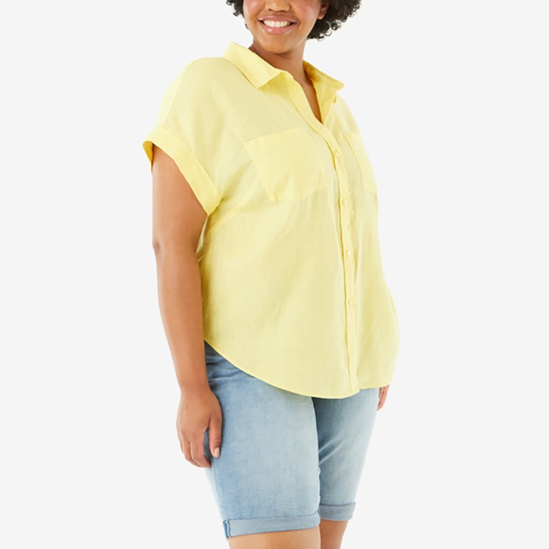 Linen Backyard Shirt - 1X