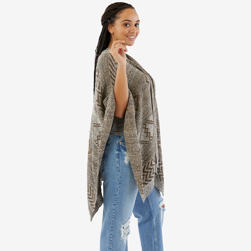 Plus Knit Poncho
