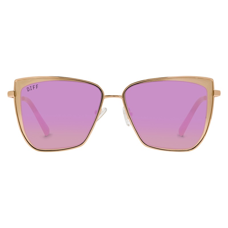 Grace - Gold Pink Mirror Lens
