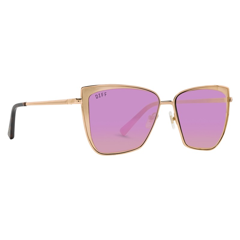 Grace - Gold Pink Mirror Lens