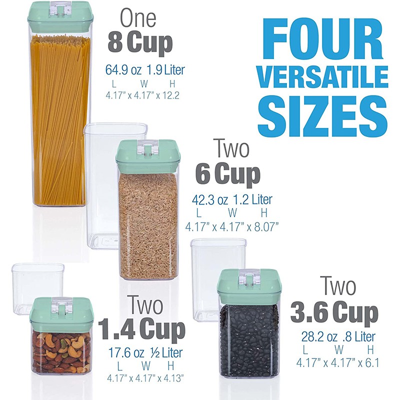 7 Piece Air-Tight Food Storage Container Set