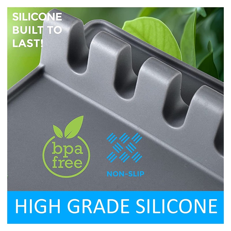 Silicone Multi-Slot Utensil Holder