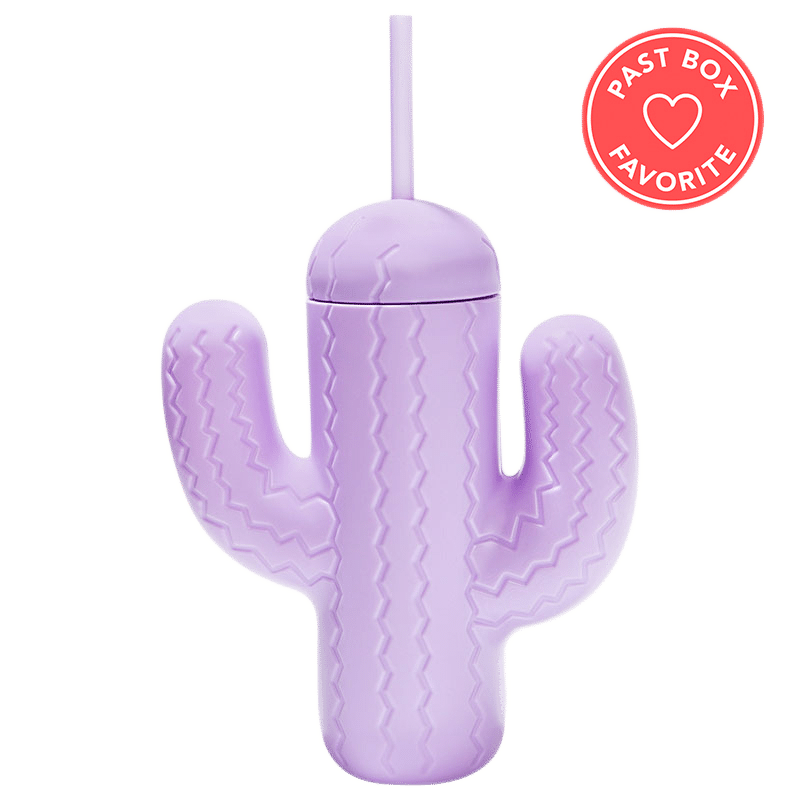 Cactus Cup with Straw