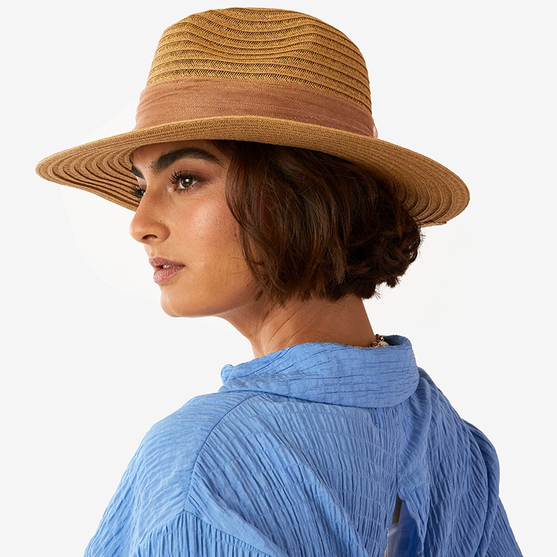 Glam Fedora - Tobacco