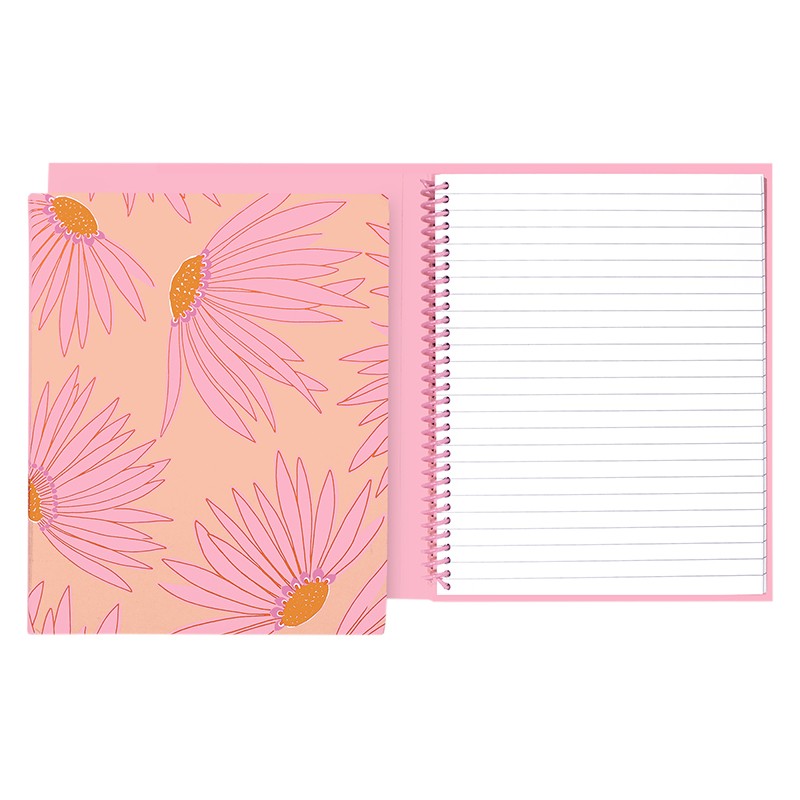 Concealed Spiral Notebook (Mini Hearts)