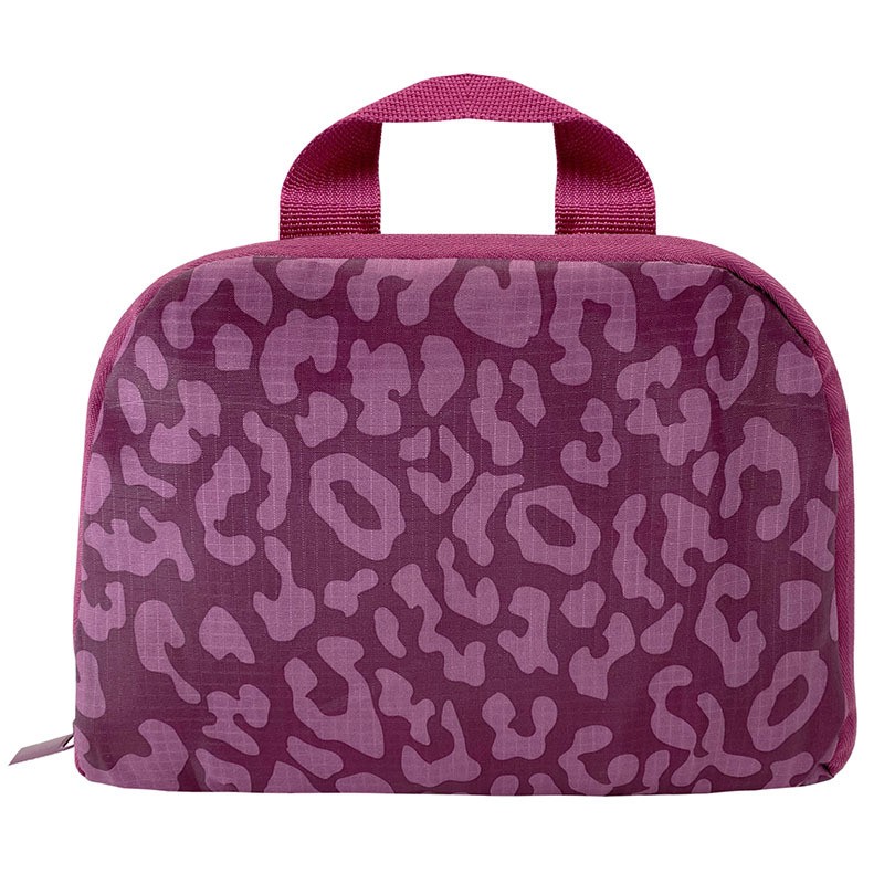 Monochromatic Leopard Folding Backpack