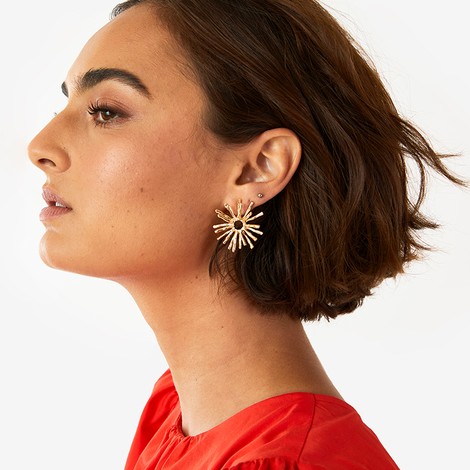 ◇Monday Edition◇ Glitter Daisy Earrings EBJSW0930EGOLD_grande.jpg?v=