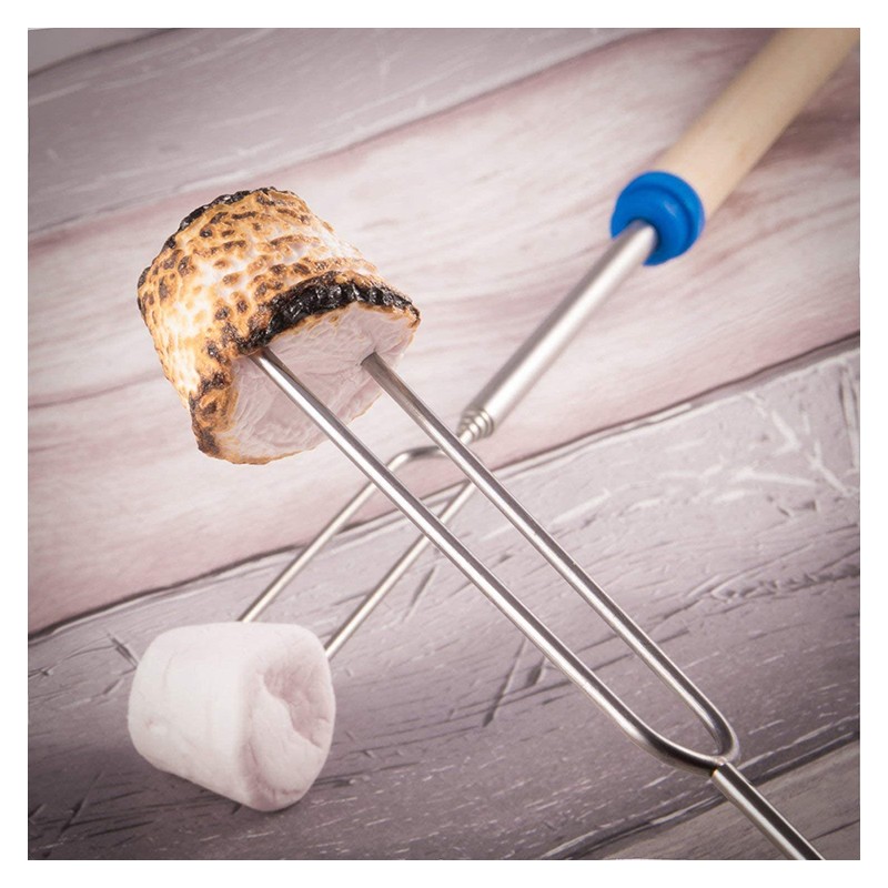 8 Piece Marshmallow Roasting Stick Set with Bag