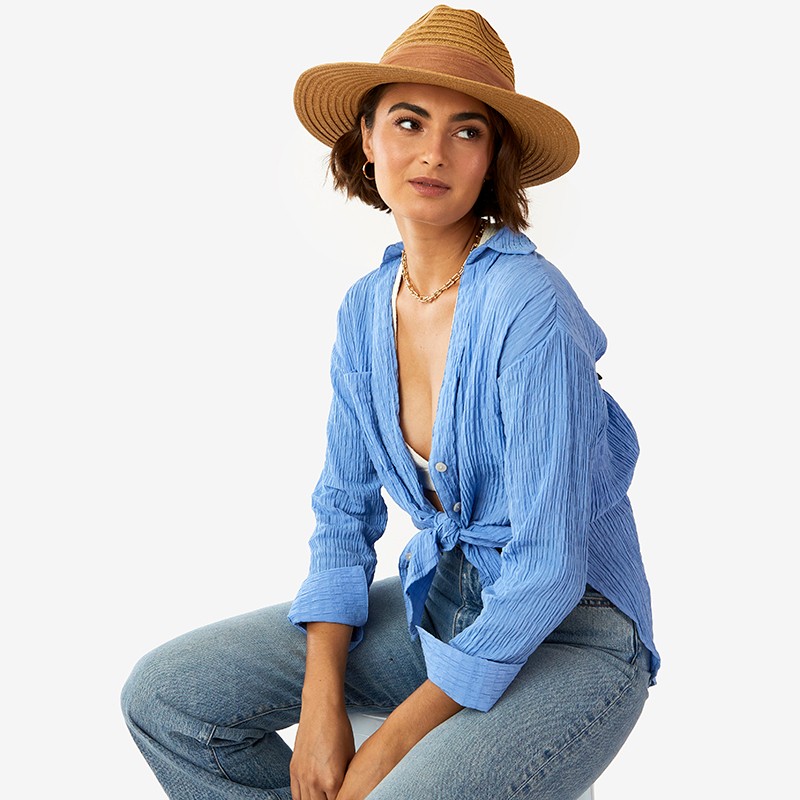 Glam Fedora - Tobacco