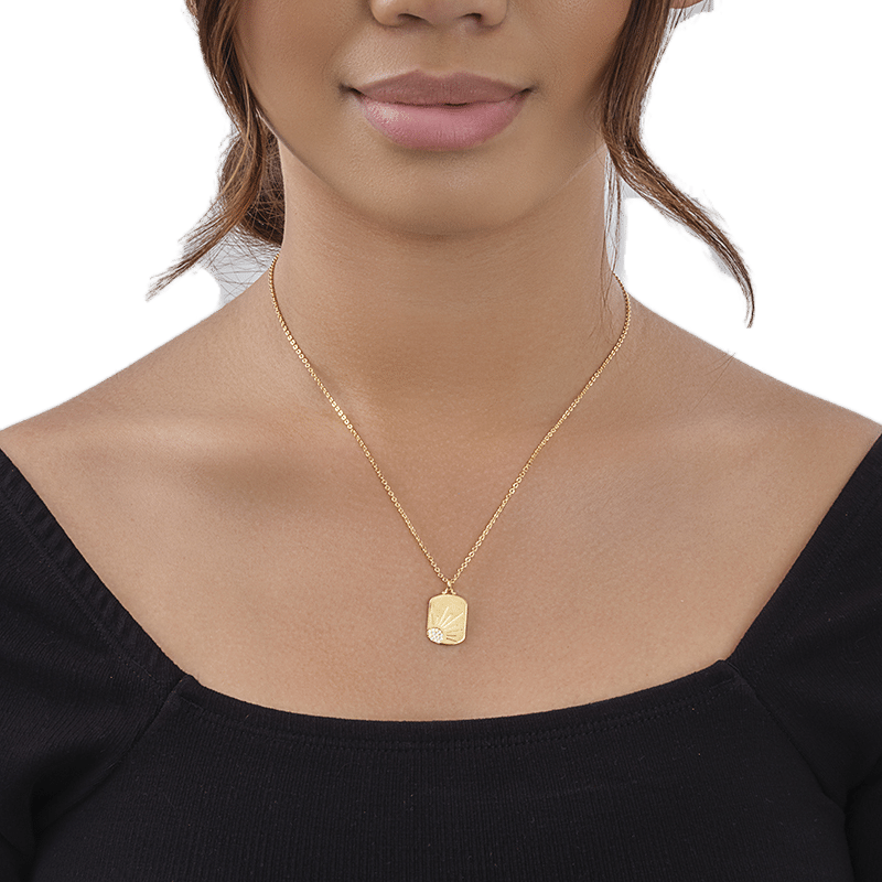 Beam Pendant Necklace