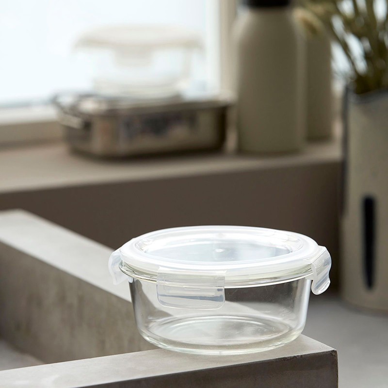 Storage with lid - Set of 2