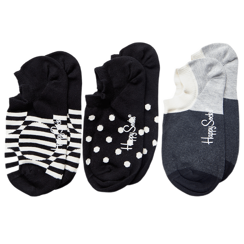 Liners 3-Pack Black and White Patterns