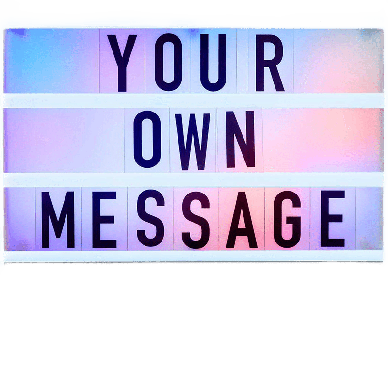 Bluetooth Speaker & Message Lightbox