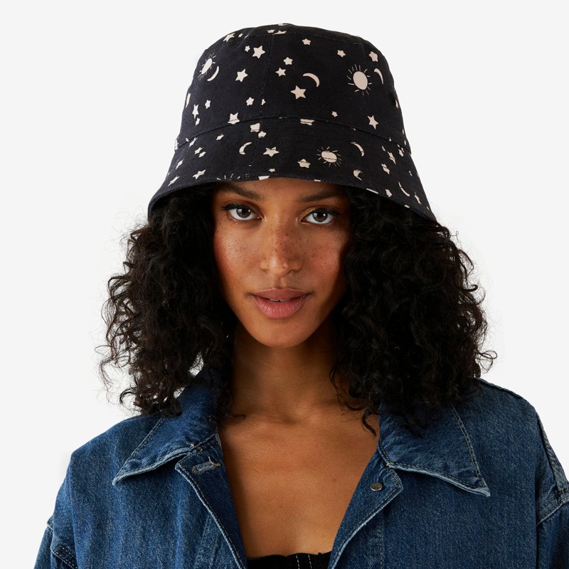 Bucket Hat - Moon & Star Print