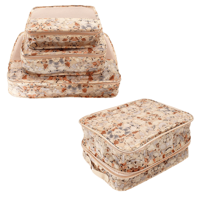 Set of 3 Packing Pods & Expandable Bundle (Terrazzo)