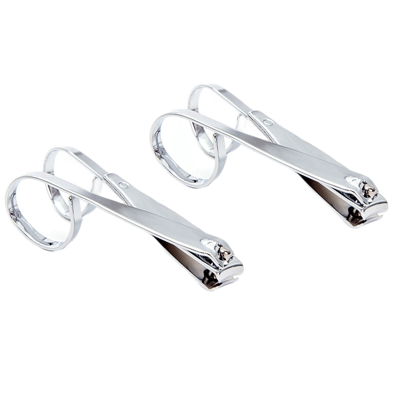 Nail Clippers with Easy Grip Set - 2 Pack