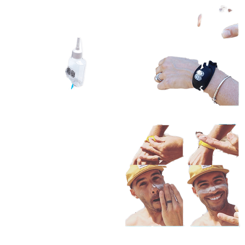 Refillable Sunscreen Band Set (3 Piece Family Pack)