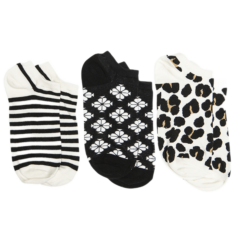 kate spade new york 3-Pack Forest Feline No Show