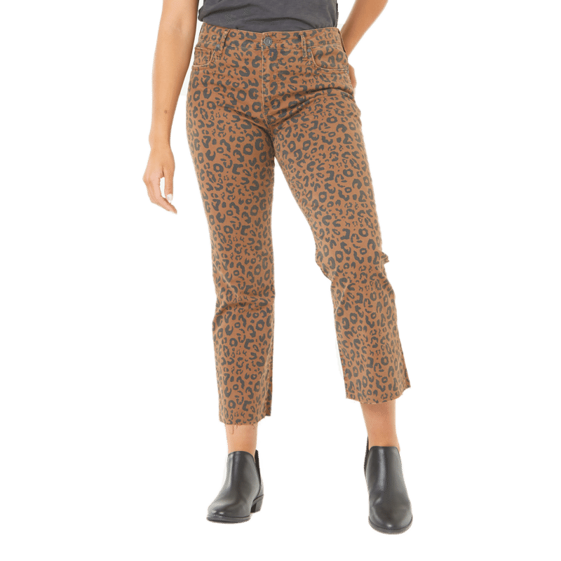 Cheetah Kelsey High Rise Ankle Flare 0-18