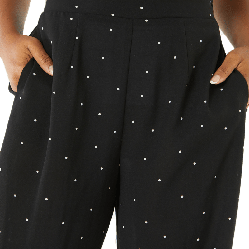Donna Polka Dot Jumpsuit S-L