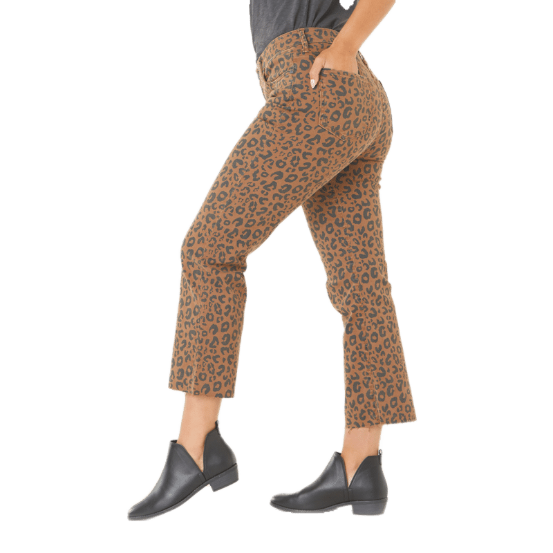 Cheetah Kelsey High Rise Ankle Flare 0-18