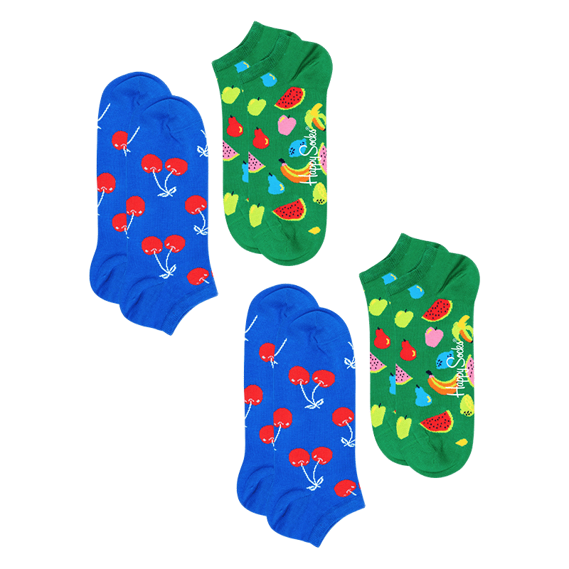 Happy Socks 2 Pack Low Cuts in Fruits
