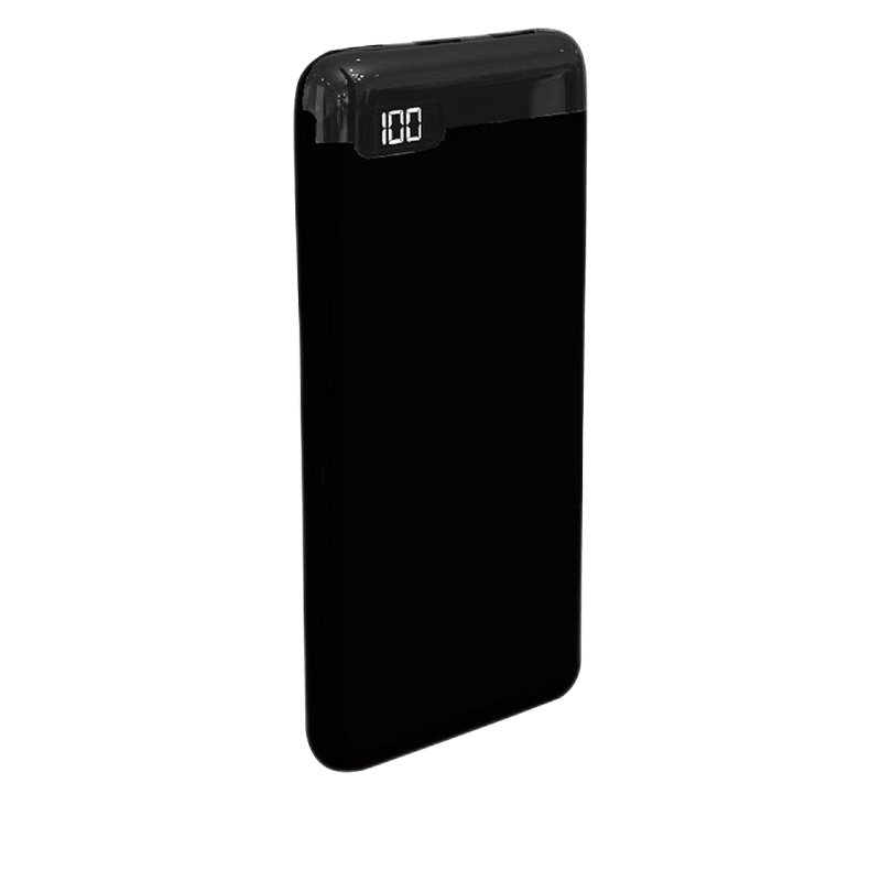 10,000 mAh Dual Port Rapid Charge with LCD Battery Display - Slim Design