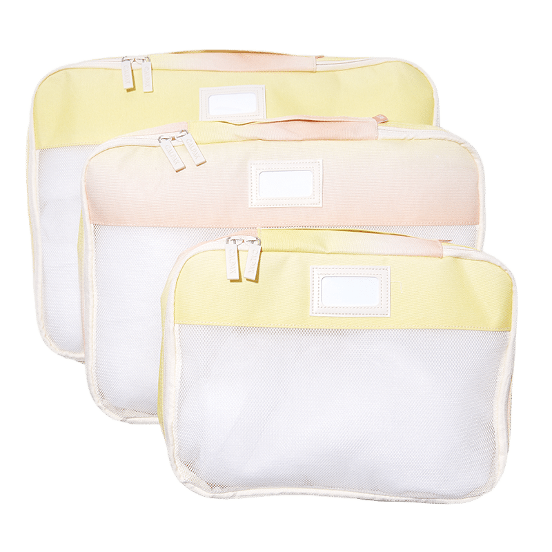 Set of 3 Packing Cubes in Sorbet