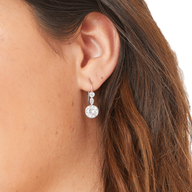 4 CTTW Multi CZ Triple Earwire
