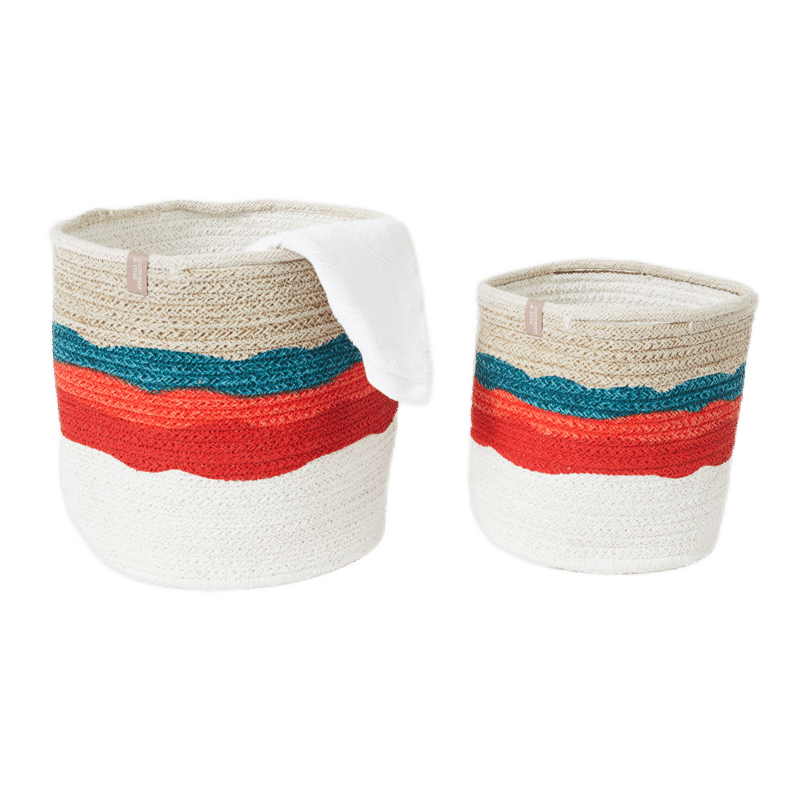 Avery Painted Storage Baskets
