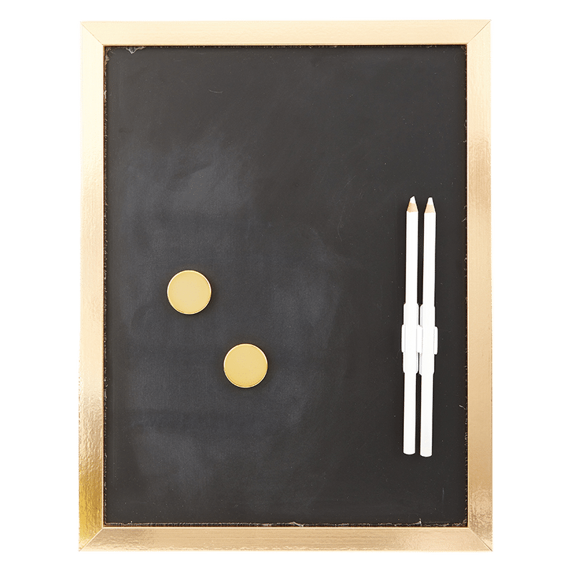 Gold Rimmed Chalkboard Set