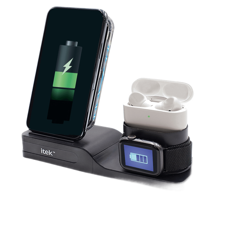 3-in-1 Wireless Fast Charging Accesory Stand
