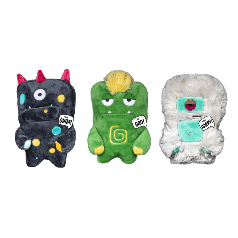 Alien Friends 3 Pack Dog Toys