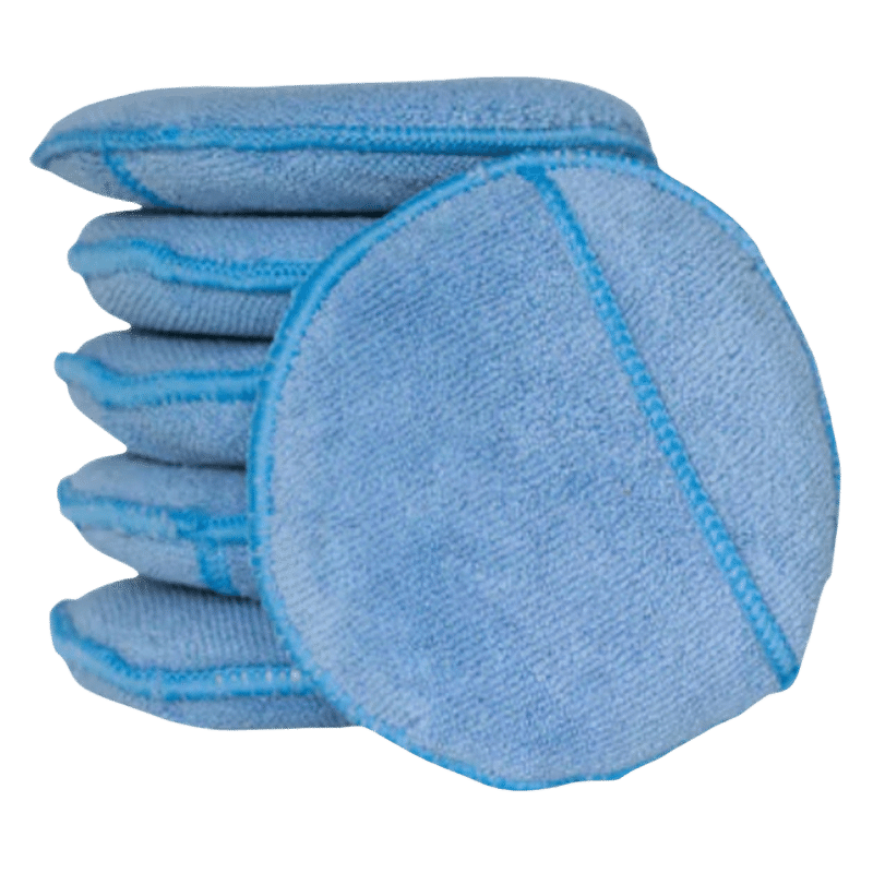 6 Piece Round Microfiber Sponge Polishing Pads