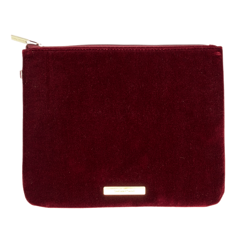 XL Velvet Cosmetic Travel Pouch (2 Pack)