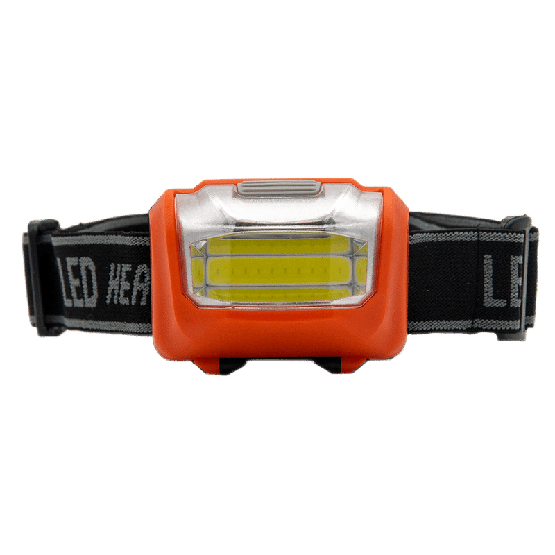 COB LED Hiking Headlight (2 pack) (Orange & Green)