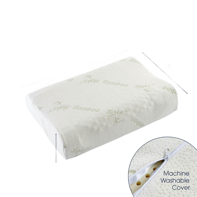 Contoured Latex Memory Foam Pillow